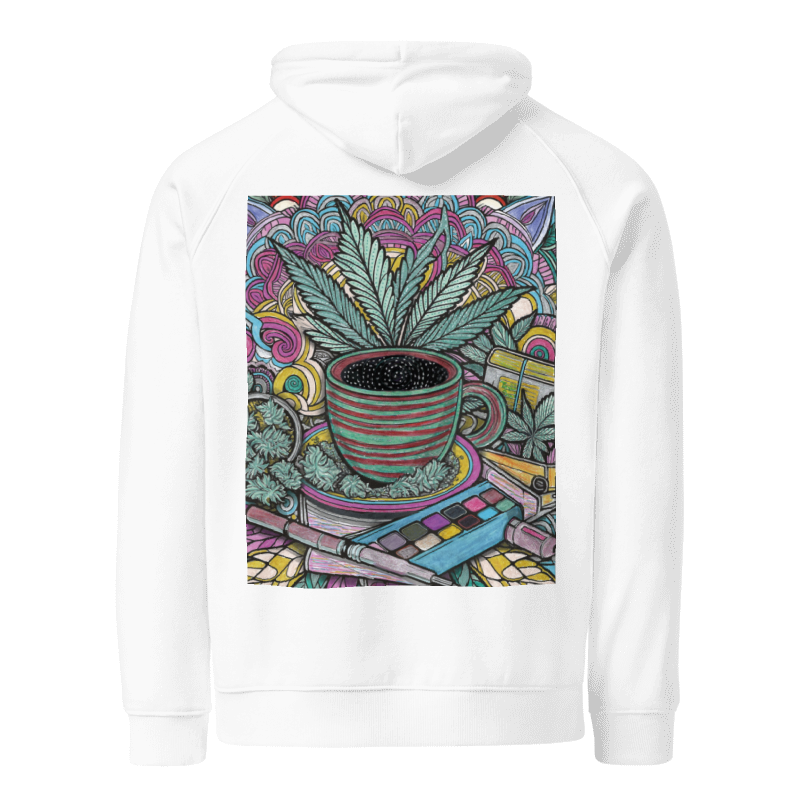 Hoodie with hemp mandala – Unique design
