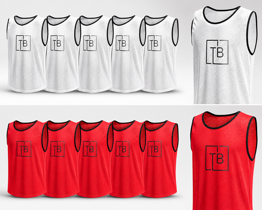 Fußball Leibchen Set 10 Stück: 2 Farben