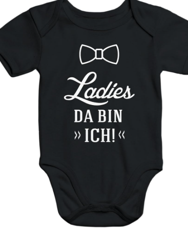Cozy baby bodysuit with a funny saying