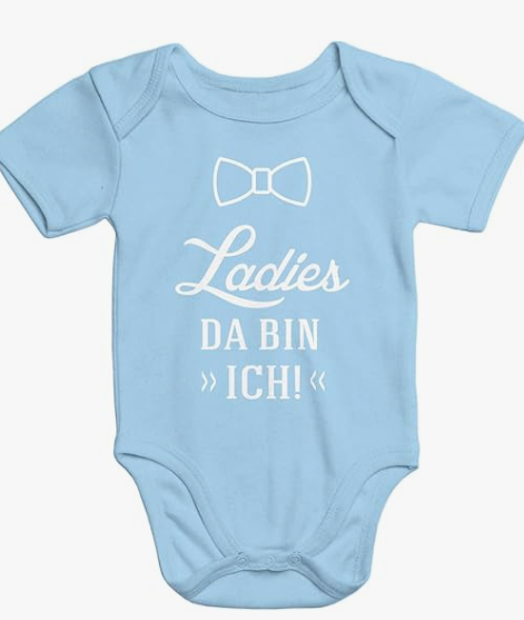Cozy baby bodysuit with a funny saying