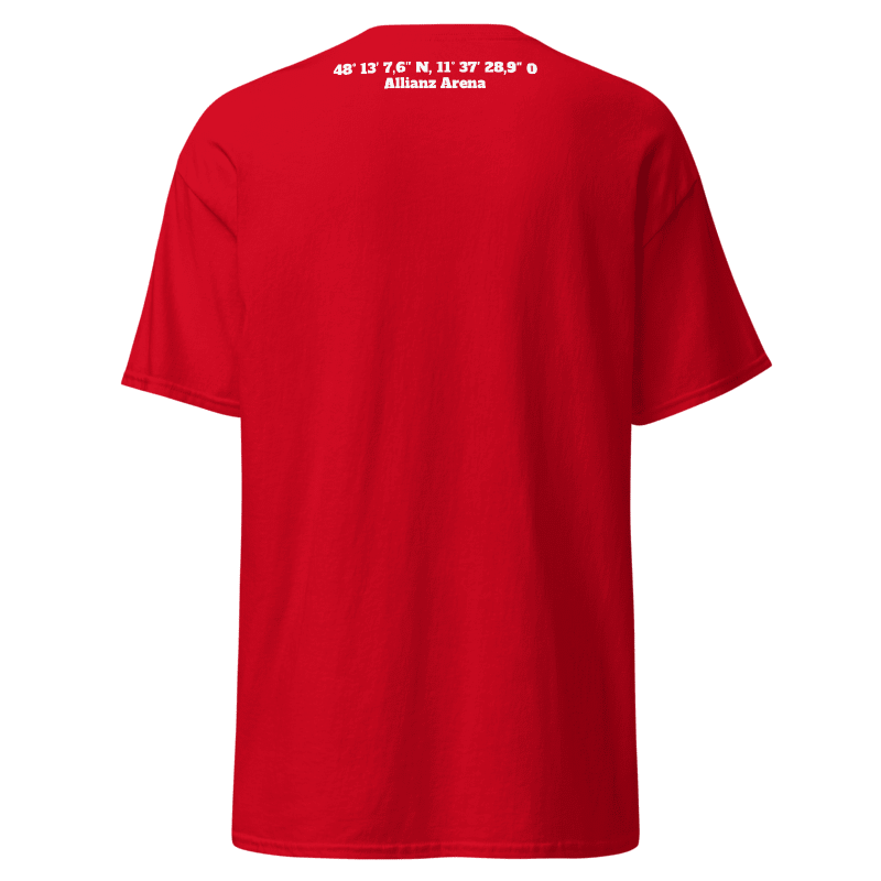 FCB T-Shirt mit Allianz-Arena-Koordinaten