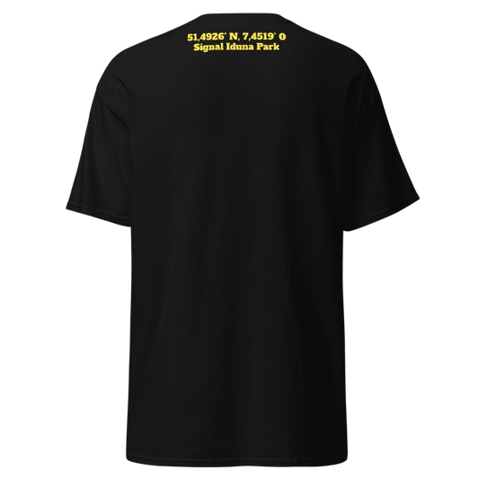 BVB T-Shirt mit Signal-Iduna-Park-Koordinaten