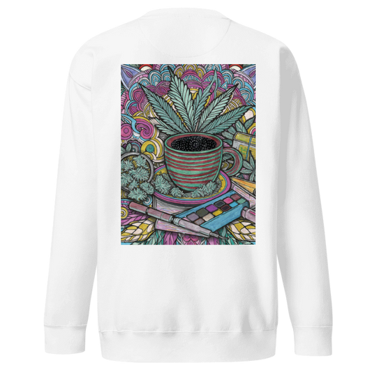 Sweater with hemp mandala – Unique design