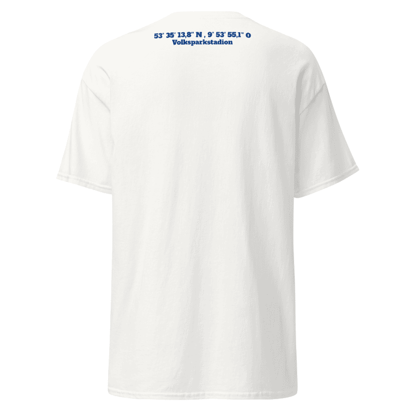 HSV T-Shirt mit Volksparkstadion-Koordinaten