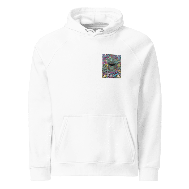 Hoodie with hemp mandala – Unique design