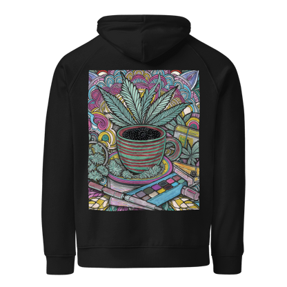 Hoodie with hemp mandala – Unique design