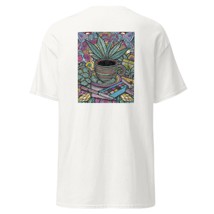 T-Shirt mit Hanf-Mandala – Einzigartiges Design
