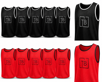Fußball Leibchen Set 10 Stück: 2 Farben