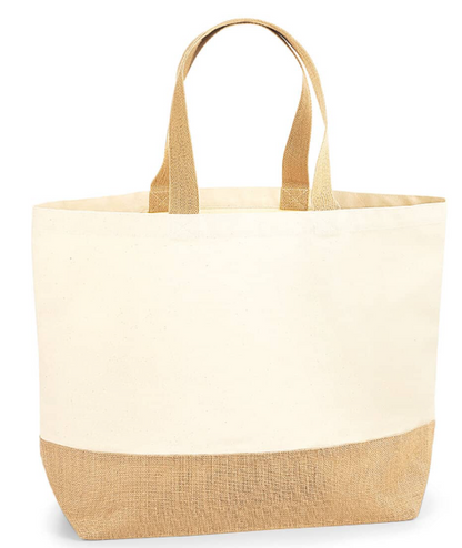 Jute Base Canvas Bag