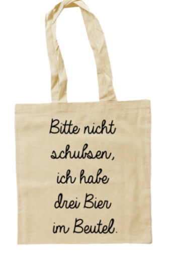 Jutebeutel Bier im Beutel