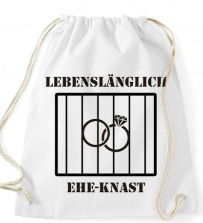Eheknast mit Ringen - Rucksack