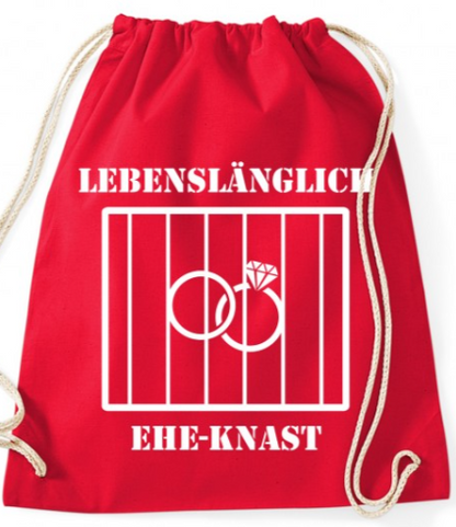 Eheknast mit Ringen - Rucksack