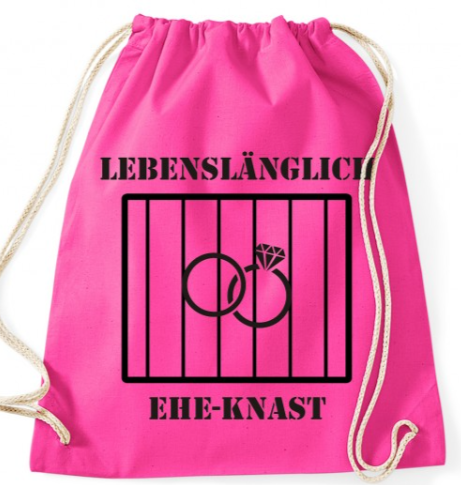 Eheknast mit Ringen - Rucksack