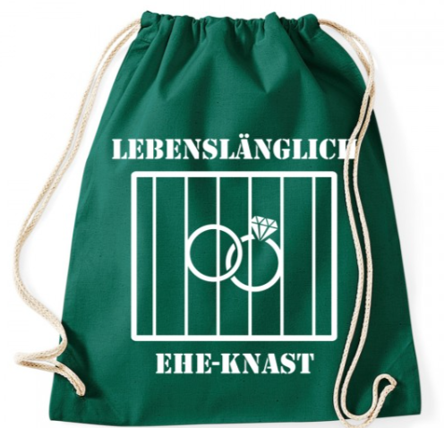 Eheknast mit Ringen - Rucksack