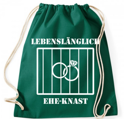 Eheknast mit Ringen - Rucksack
