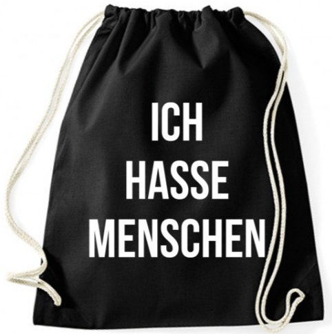 Ich hasse Menschen Beutel