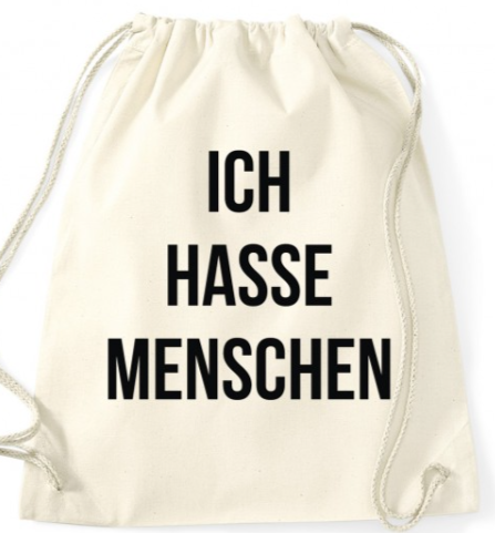 Ich hasse Menschen Beutel