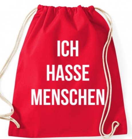 Ich hasse Menschen Beutel