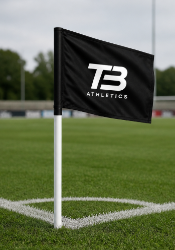 Profi-Fahnentuch für Eckfahnen TB Logo