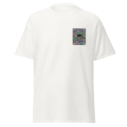 T-Shirt mit Hanf-Mandala – Einzigartiges Design