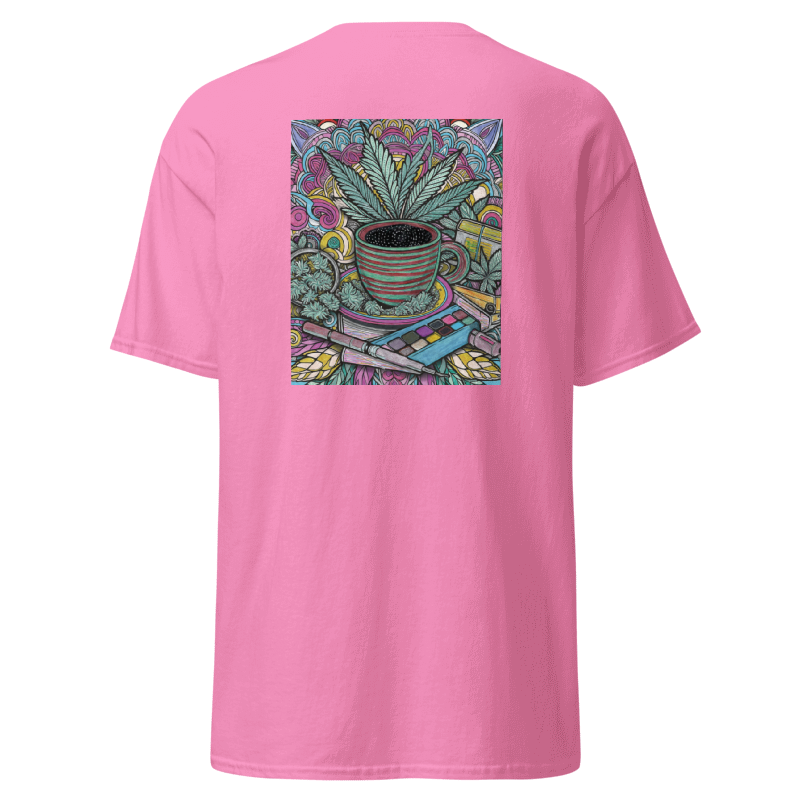 T-Shirt mit Hanf-Mandala – Einzigartiges Design