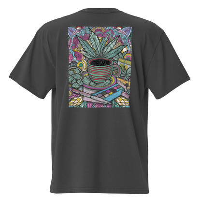 T-Shirt mit Hanf-Mandala – Einzigartiges Design