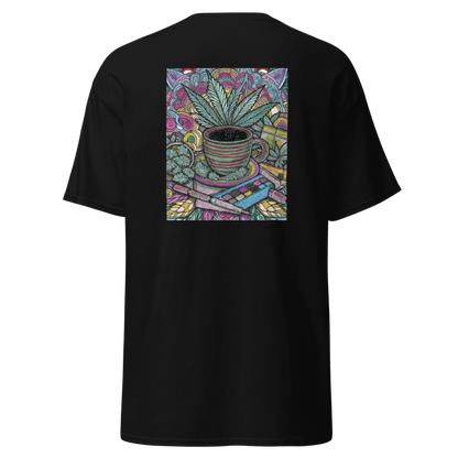 T-Shirt mit Hanf-Mandala – Einzigartiges Design