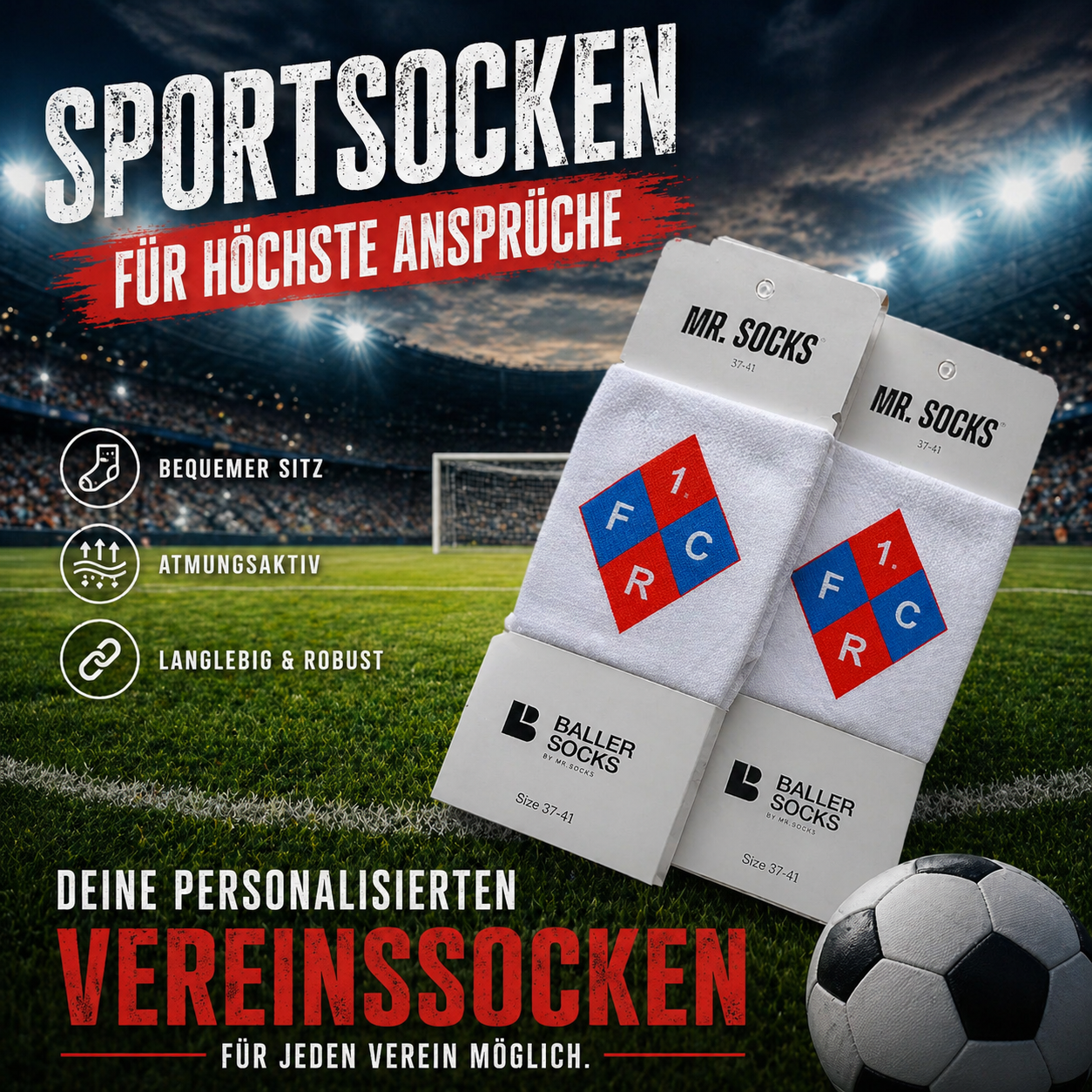 MR. SOCKS Ballersocks personalisiert